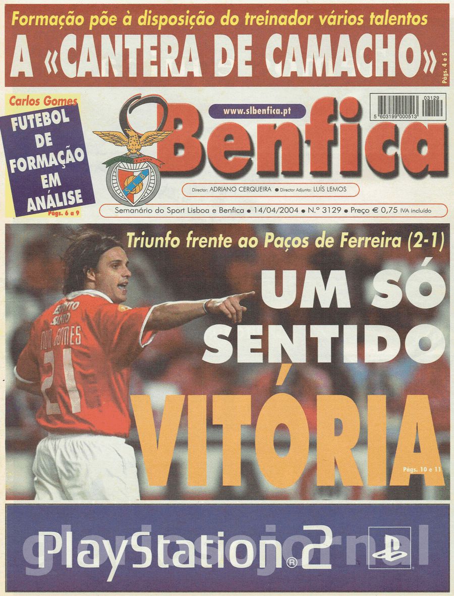 jornal o benfica 3129 2004-04-14